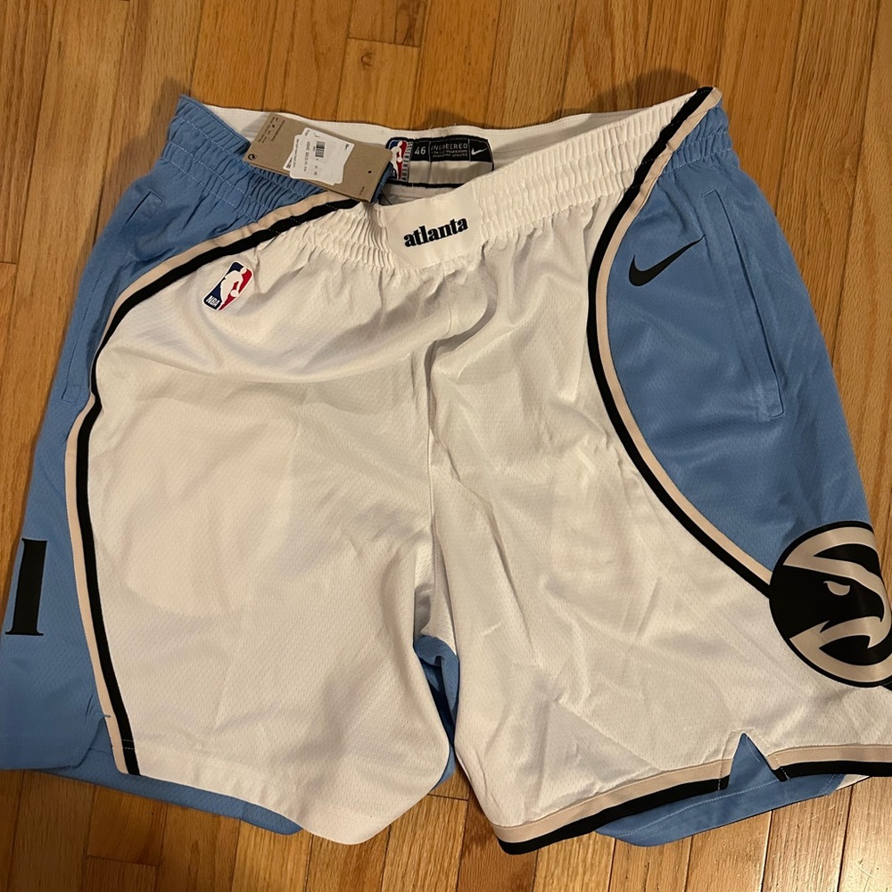 NBA Atlanta Hawks Game Shorts NWT